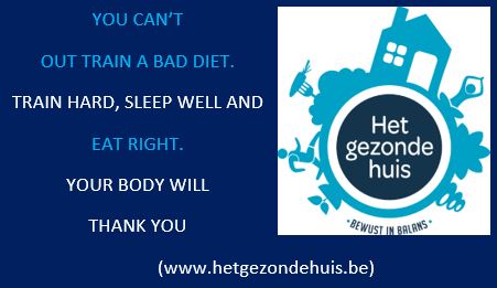 YOU CAN’T OUT TRAIN A BAD DIET. TRAIN HARD, SLEEP WELL AND EAT RIGHT.  YOUR BODY WILL THANK YOU