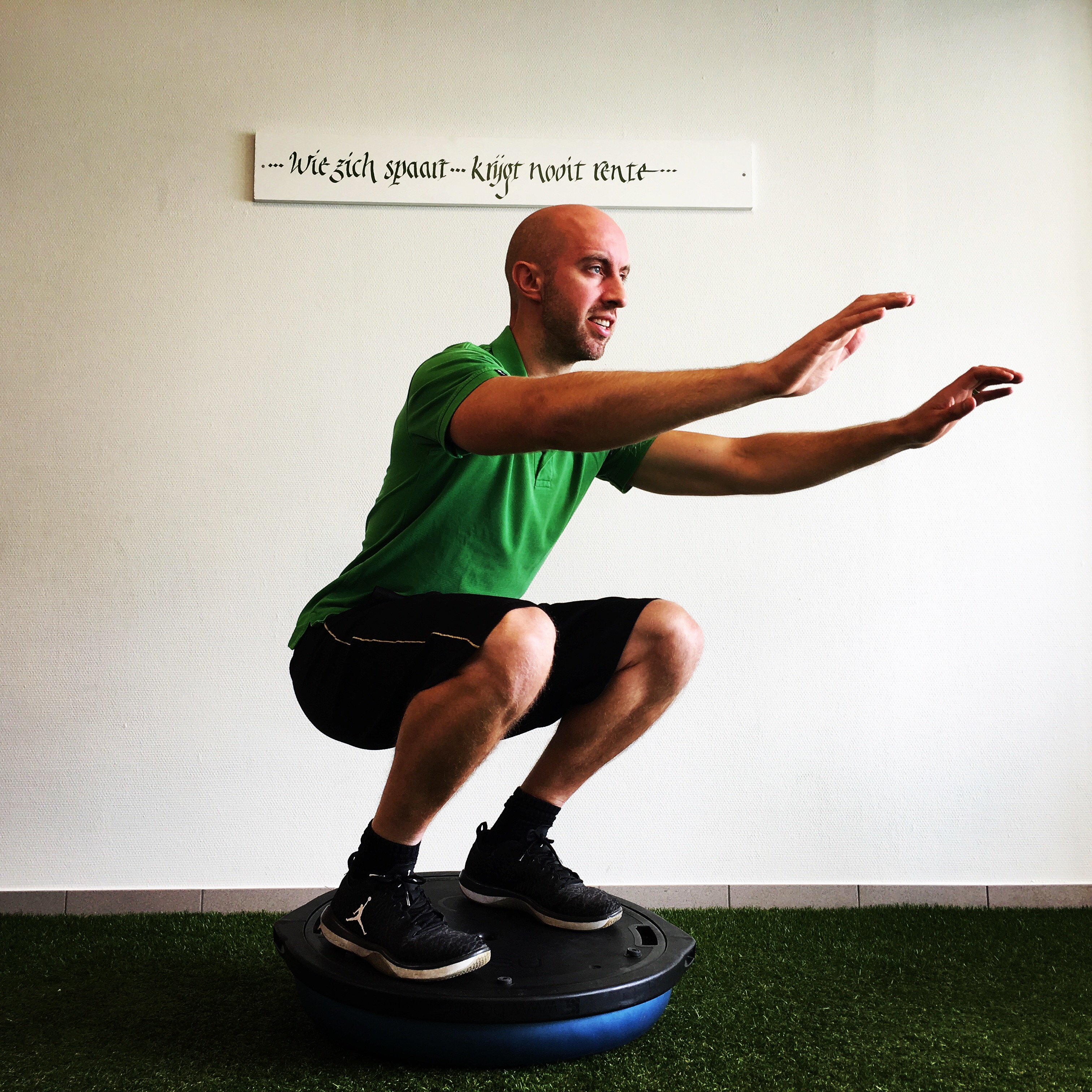 squat op Bosu
