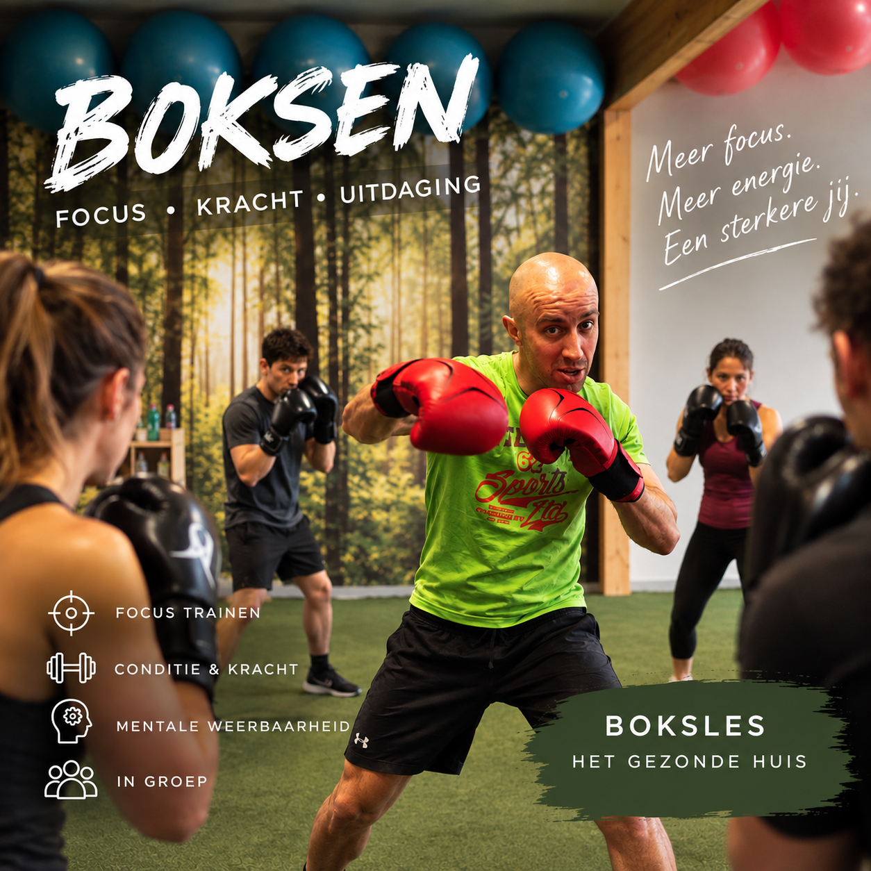 Boksen - groepsles